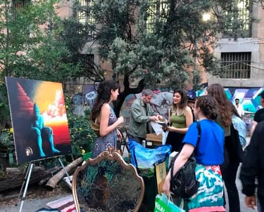 Foto de la exposición en la Tabacalera.