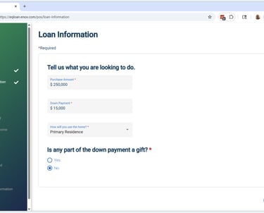 Borrower Point of Sale Application