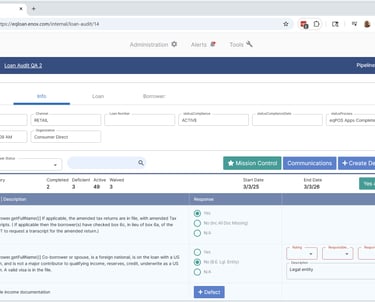 eqLend Quality Assurance in the Portal