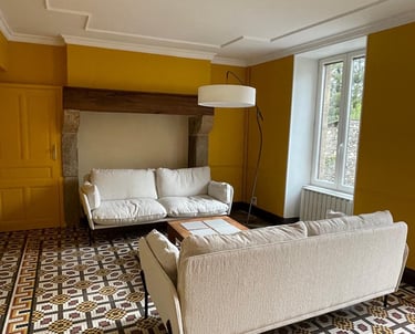 Salon relaxant pour écouter de la musique