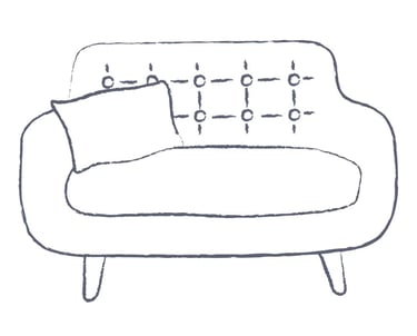 A comfy lounge chair