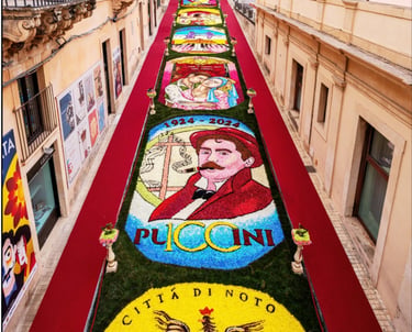 Infiorata della città di Noto.