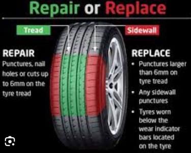 tyre replace, tyre repair
