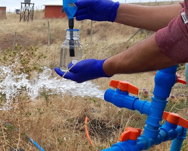 Análisis de agua de pozo