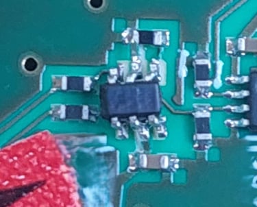 Small component repair - before