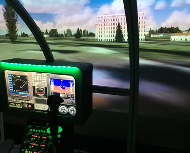 helicopter simulator cockpit 