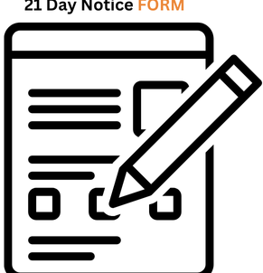 Download 21 Days Notice form