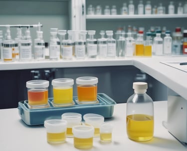 clear glass test tubes
