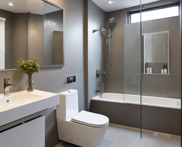 Clean bathroom