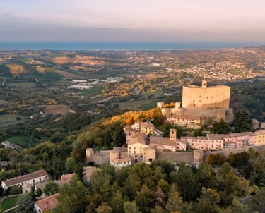 Rocca Malatestiana Santarcangelo, Borgo Medioevale, Entroterra Rimini