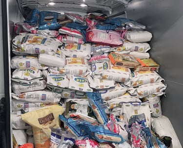 Food Collection from the Food drive
