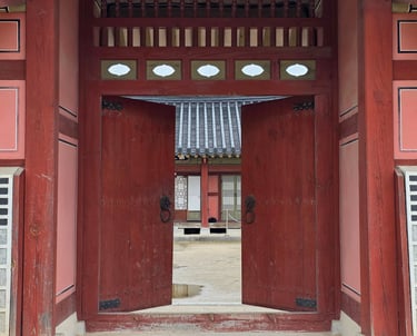 Hwaseong Haenggung wooden gate