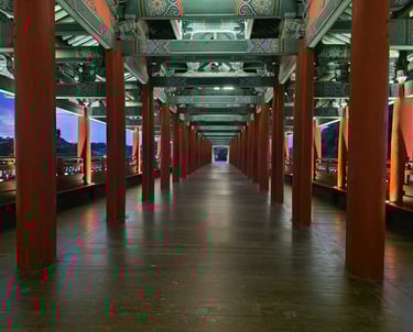Inner view of Woljeonggyo Bridge walkway