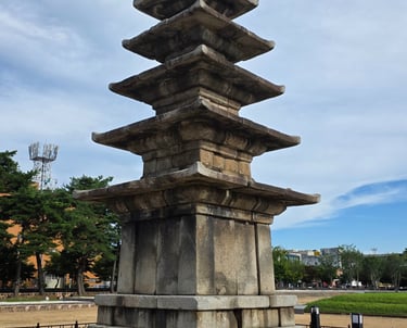 Jeongnimsa 5 storey pagoda