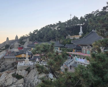 Full view of Haedong Yonggungsa Temple