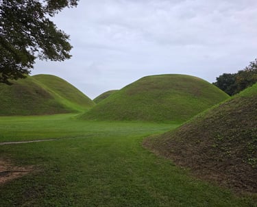 Gyeongju burial mounds