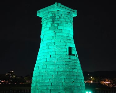 Night festival view of Cheomseongdae
