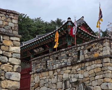 Fortress gate and wall