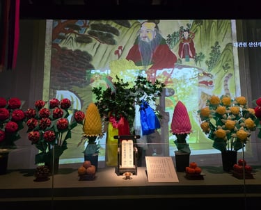 Dano Festival of Gangneung ritual table replica