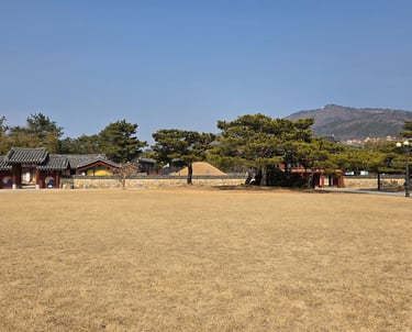 View of King Suro tomb complex