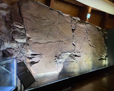 Replica of the Bangudae Terrace petroglyphs