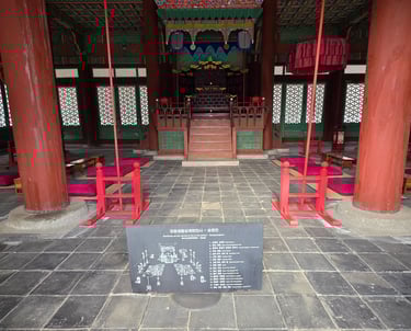 Sungjeonjeon inner view