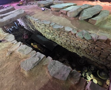 Tomb 44 main burial reconstruction