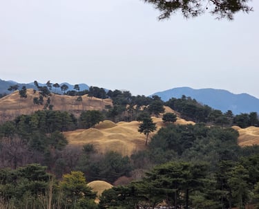 Jisandong tumuli view 1