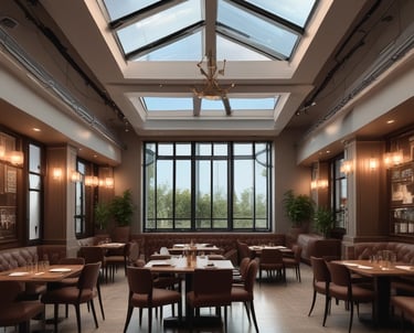 A woman with long hair, dressed in a black tank top and gray pants, is interacting with a smart home device mounted on a wall. She is holding a tablet in her left hand. The setting appears to be a modern home entryway with a wooden door featuring horizontal glass panels. A small side table near the wall supports a plant and some decorative items.