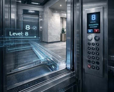 Precision elevator control system for smooth and accurate leveling