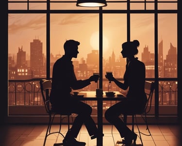 A minimalistic yet elegant wedding invitation design featuring soft colors and floral accents.