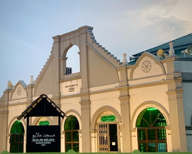 malay mosque taiping front view