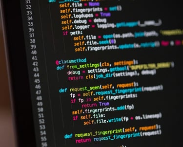 lines of programming code