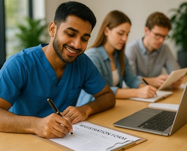 Our sevices like Registration form filling and timely updates.