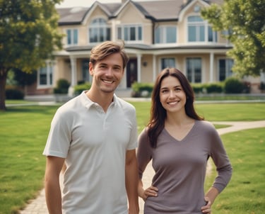 A group of four men in business attire are gathered around a table, examining documents laid out in front of them. They appear to be engaged in a discussion or meeting, with focused expressions and attentive body language.