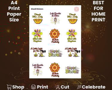 Diwali digital downloads - Shop last minute from anywhere worldwide - get instant download