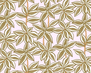 Filler pattern tradescandia plants in pink background