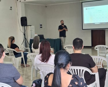 Ariéu Azevedo Moraes em palestra
