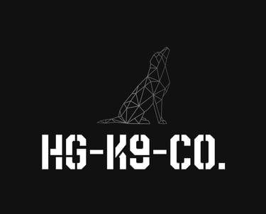 a dog walkers logo from harrogate.