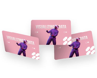 Beispielgrafik für Datenvisualisierung - Mann mit VR Brille