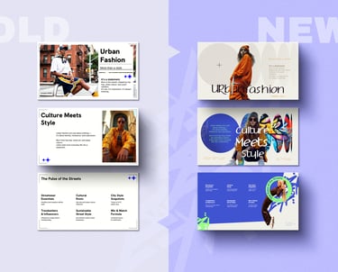 Beispiel Präsentation - Alt im vergleich zu Neu