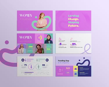 Beispiel Präsentation - Slide Reports - Women in Bsuiness