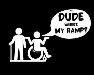 Dude Where's My Ramp? Logo