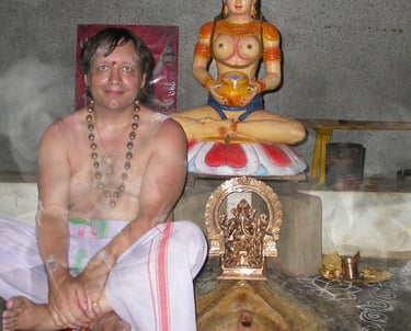 Vishudha Avatar Baba in the kamakhya temple devipuram India