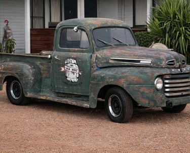 Ford F1 restomod,. Coyote engine 