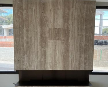 Trawertyn na kominek klasyczny kamień naturalny włoski