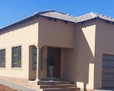 Completed construction project, Wildtuin Park, Krugersdorp