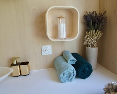 Serviettes incluses Tiny-house Saignon (Luberon)