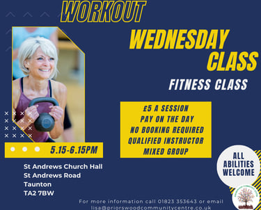 weekly fitness workout class