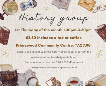 a poster for a tea party with a type of coffee